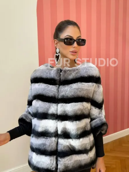 Куртка из меха орилаг под шиншиллу - фото 1