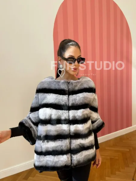 Куртка из меха орилаг под шиншиллу - фото 2