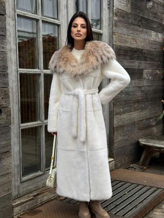Шуба Халат из норки 