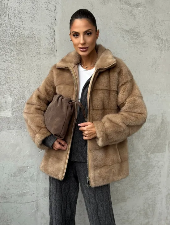 Норковая куртка - фото 8