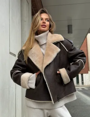 Молодёжная куртка-дубленка - фото 12