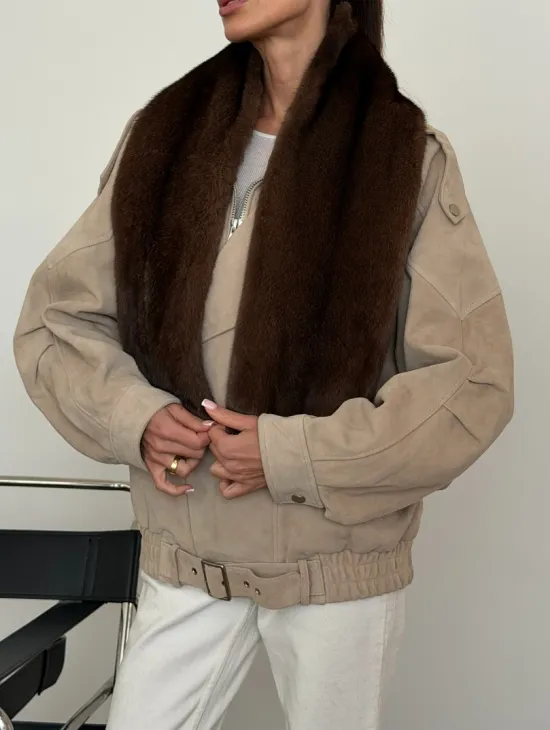 Шарф из меха норки - фото 3