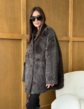 Шуба из овчины - натуральная - фото 12