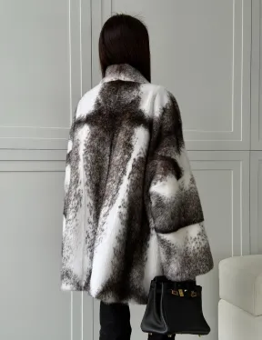 Натуральная шуба из норки крестовки Premium - фото 11