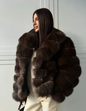 Полушубок из песца 