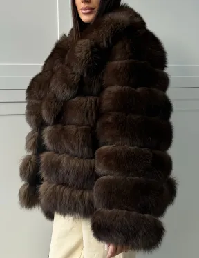 Полушубок из песца 