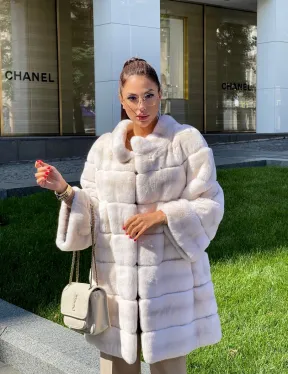 Шуба из кролика рекс - фото 0